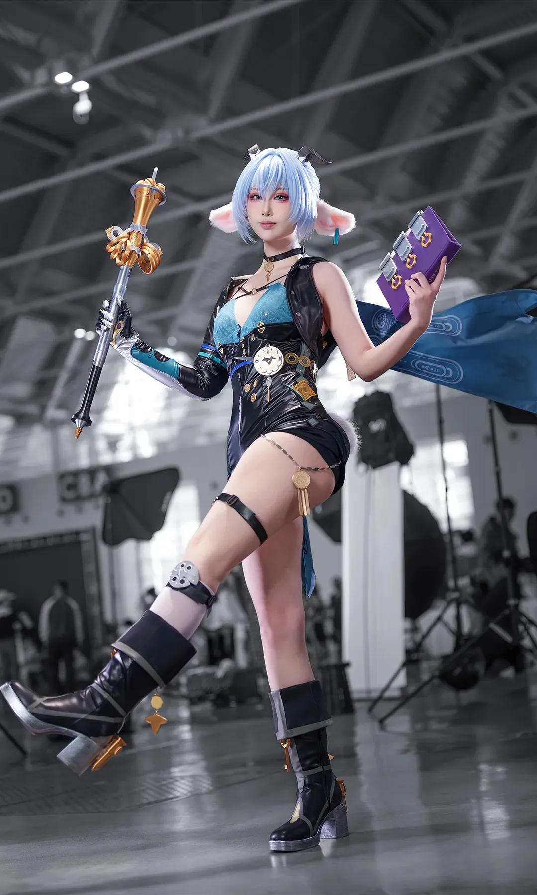 絕區零, 二次元攝影, 漫展返圖, 盧西婭cos, 黑兔 - 第2張
