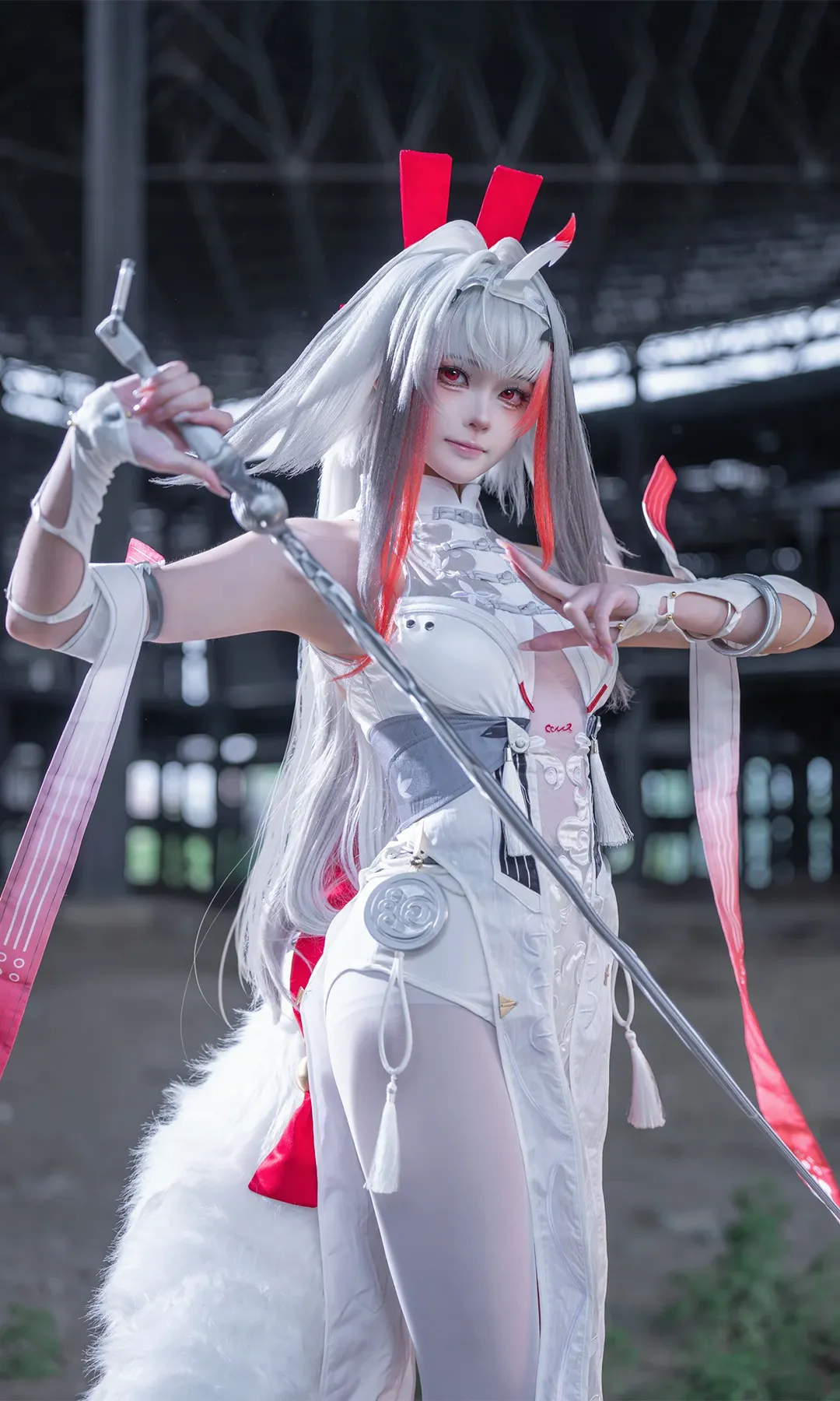 叶瞬光cos, 绝区零, 二次元, cosplay摄影, 白毛 - 第4张