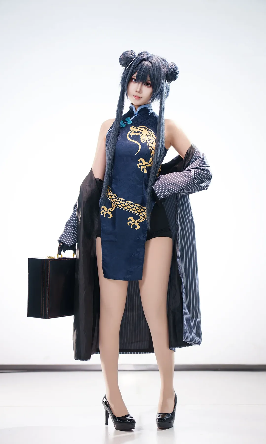cosplay, 蔚蓝档案, 场照, 妃咲cos, 国风旗袍