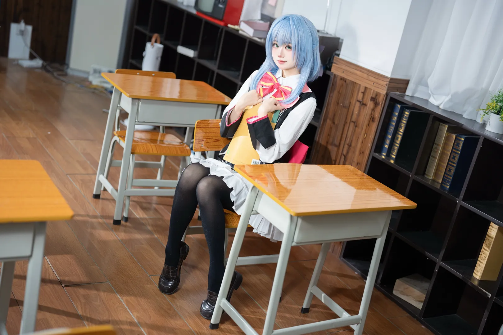 cosplay, 校园风, 锦亚澄cos, 窗社, 灵感满溢的甜蜜创想 - 第4张