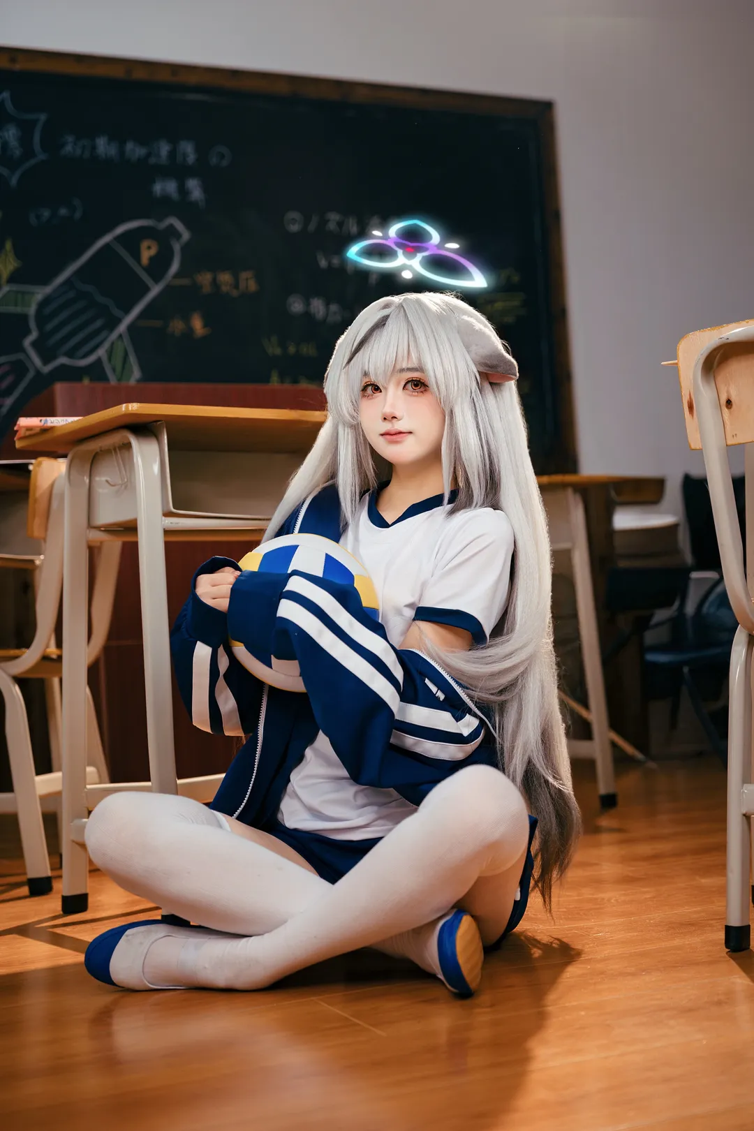 Anime girl, Blue Archive, Blue Archive cosplay, Gymnastics uniform cosplay, Sunohara Kokona cosplay - Image 3