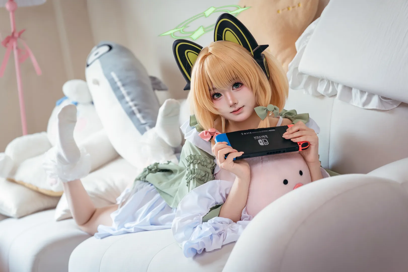 2次元少女, ブルーアーカイブ, 才羽ミドリ コスプレ, ゲーム開発部, ブルーアーカイブコスプレ