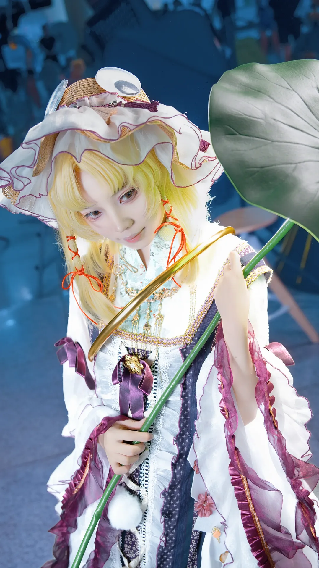 イベント写真, 東方Project, イベント写真, 洩矢諏訪子 コスプレ, 蓮の葉の小道具 - 2枚目