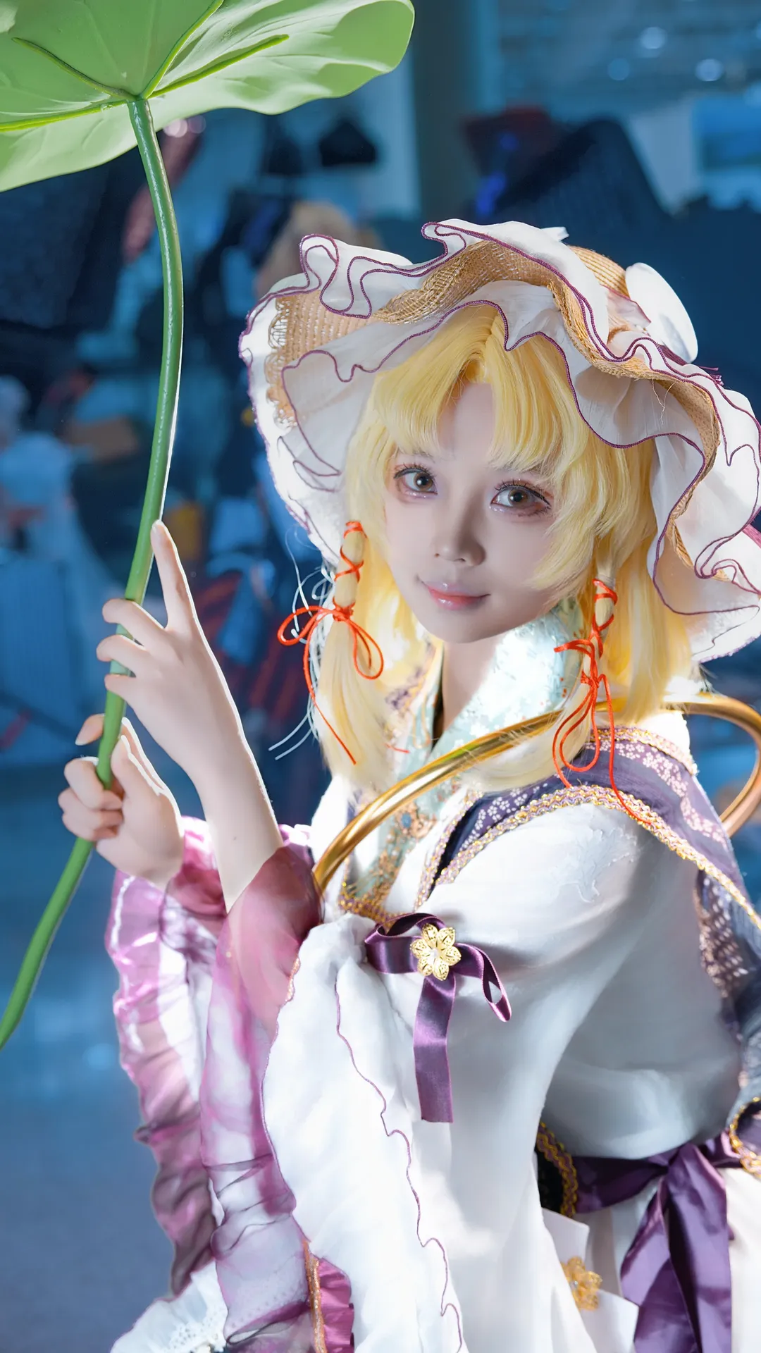 イベント写真, 東方Project, イベント写真, 洩矢諏訪子 コスプレ, 蓮の葉の小道具 - 5枚目