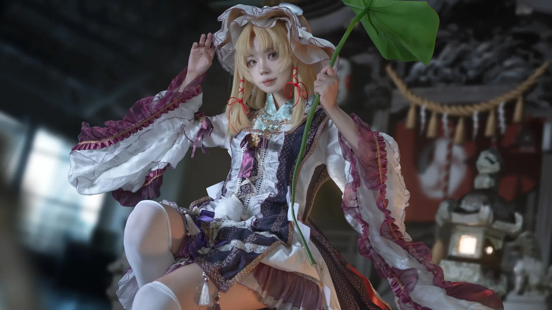 東方Project, 神社撮影, 洩矢諏訪子 コスプレ, 東方コスプレ, 神コスプレ