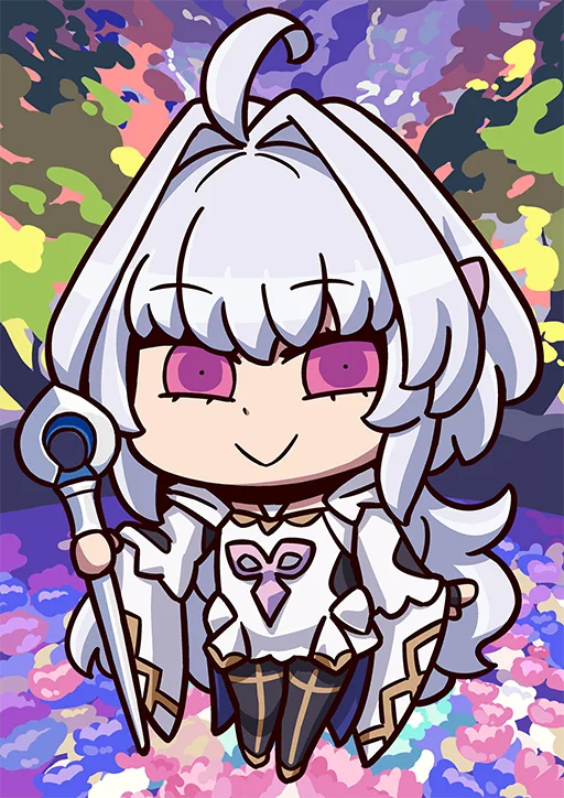 cosplay, Fate/Grand Order, 阿瓦隆女士cos, 白毛, 花之魔术师 - 第1张