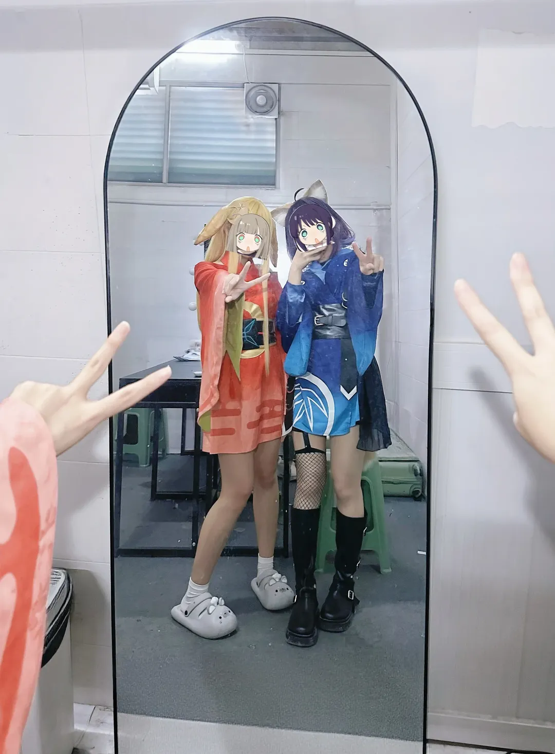 双人cos, 和风妆造, cosplay摄影, 超时空辉夜姬, 彩叶cos - 第2张