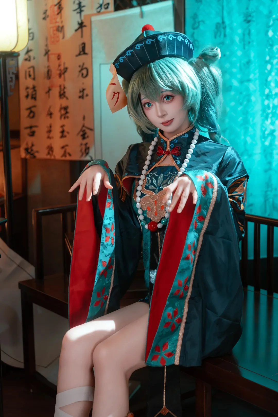 初音未来, 初音未来cos, 小僵尸, cosplay正片, 赛博国风 - 第12张