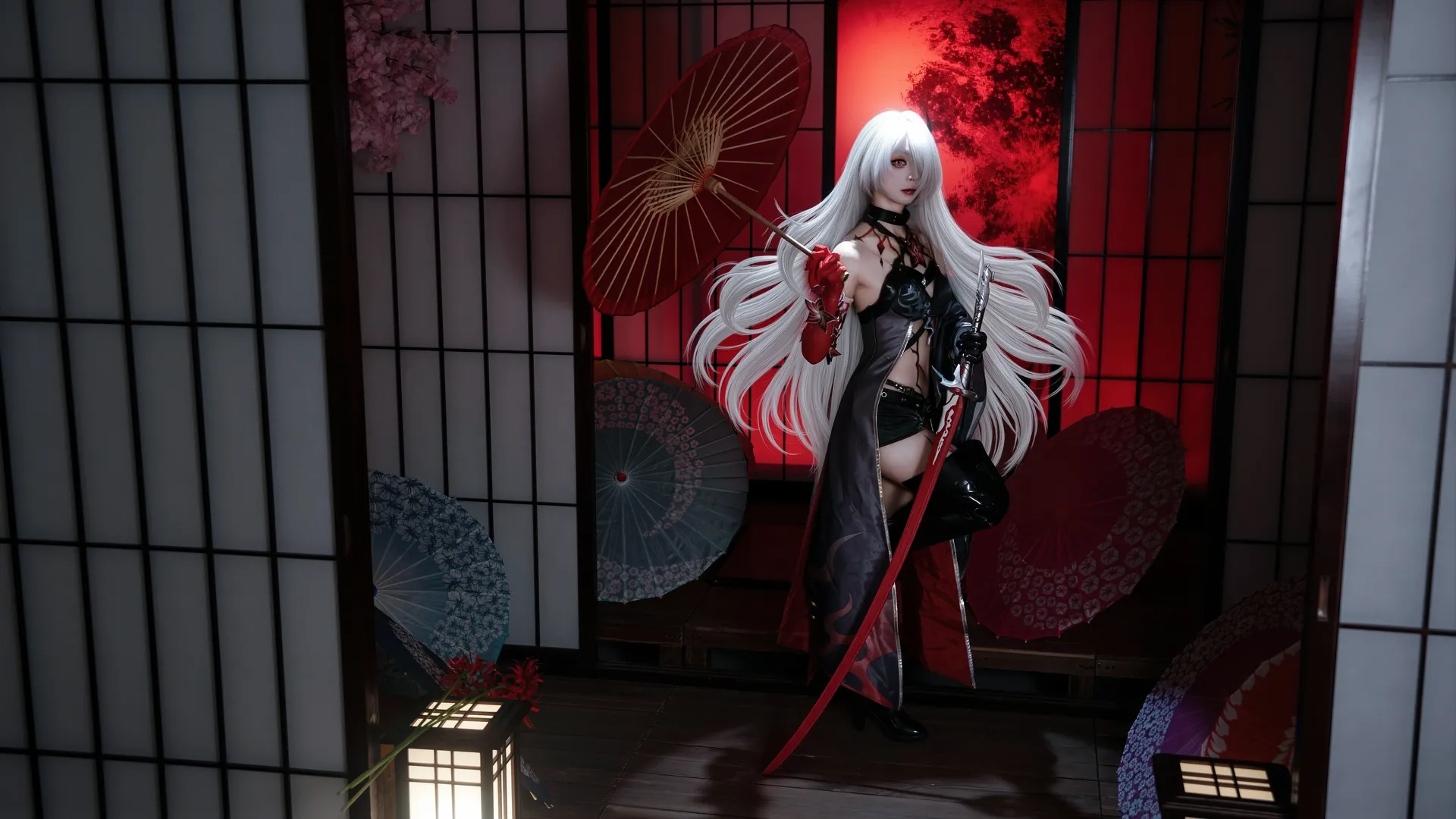 Honkai: Star Rail, Acheron Cosplay, Anime cosplay, Cosplay photography, Japanese-style photoshoot
