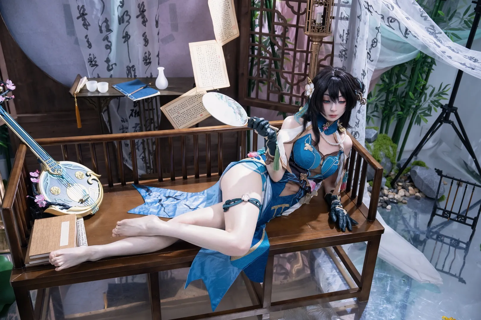 角色扮演, 崩壞星穹鐵道, 阮梅cos, 國風cosplay, 實景棚拍 - 第3張