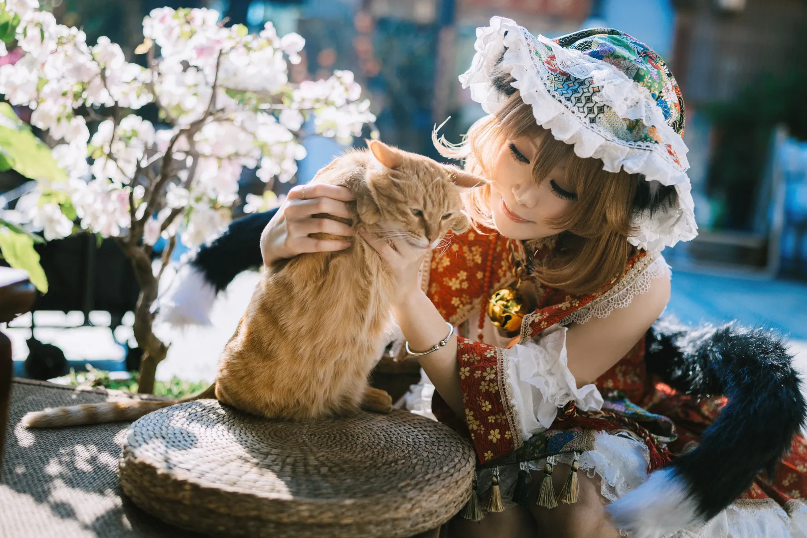 東方Project, コスプレ撮影, チェンにゃんコスプレ, 和風, 獣耳娘
