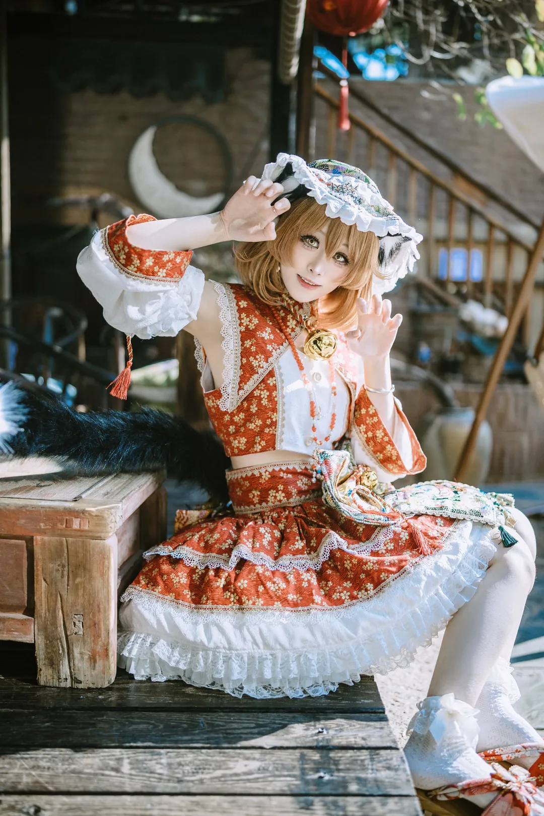东方Project, cosplay摄影, 橙喵cos, 日系和风, 兽耳娘 - 第7张