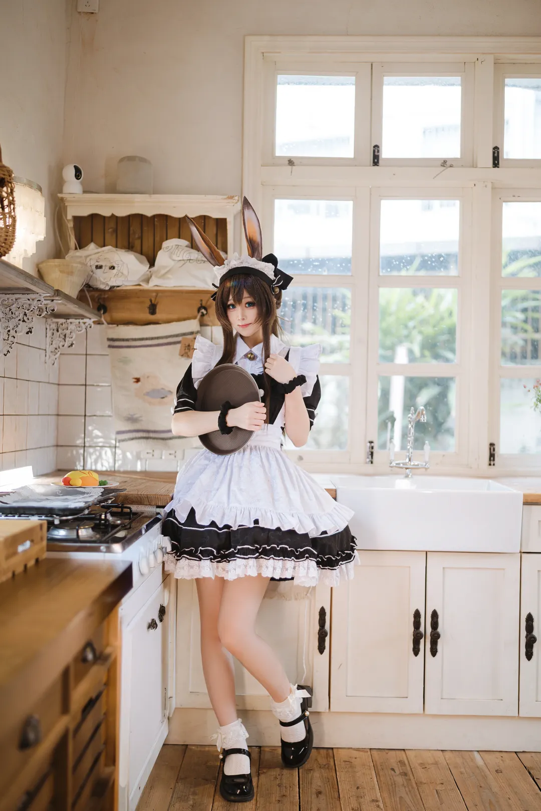 摄影作品, 少女感, 明日方舟, 阿米娅cos, 兔兔装 - 第2张