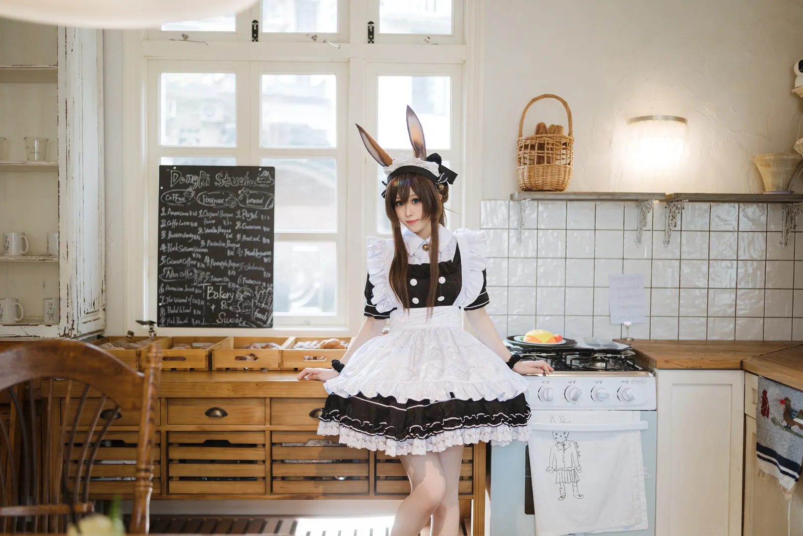 摄影作品, 少女感, 明日方舟, 阿米娅cos, 兔兔装 - 第4张
