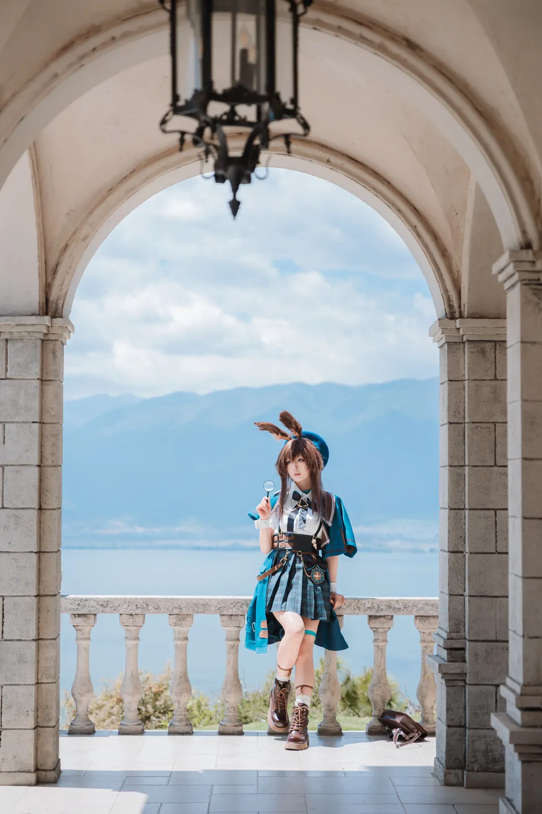 cosplay, 外景拍摄, 明日方舟, 阿米娅cos, 罗德岛CEO