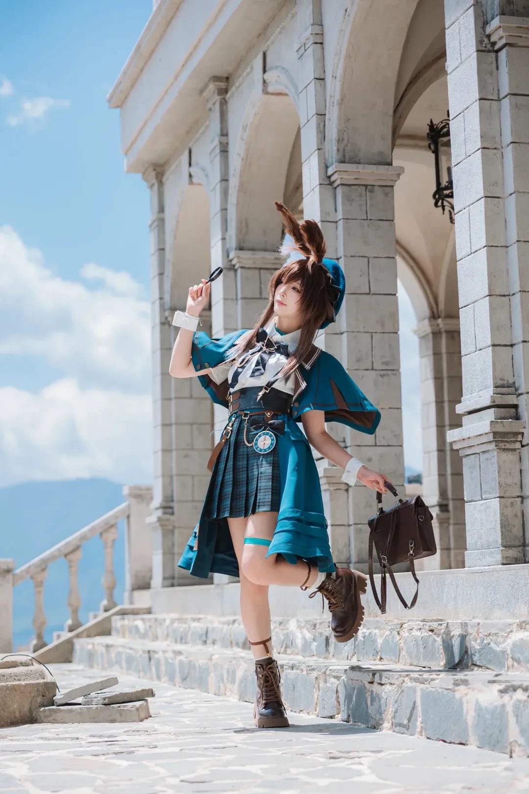 cosplay, Outdoor shoot, Arknights, Amiya cosplay, Rhodes Island CEO - Image 11