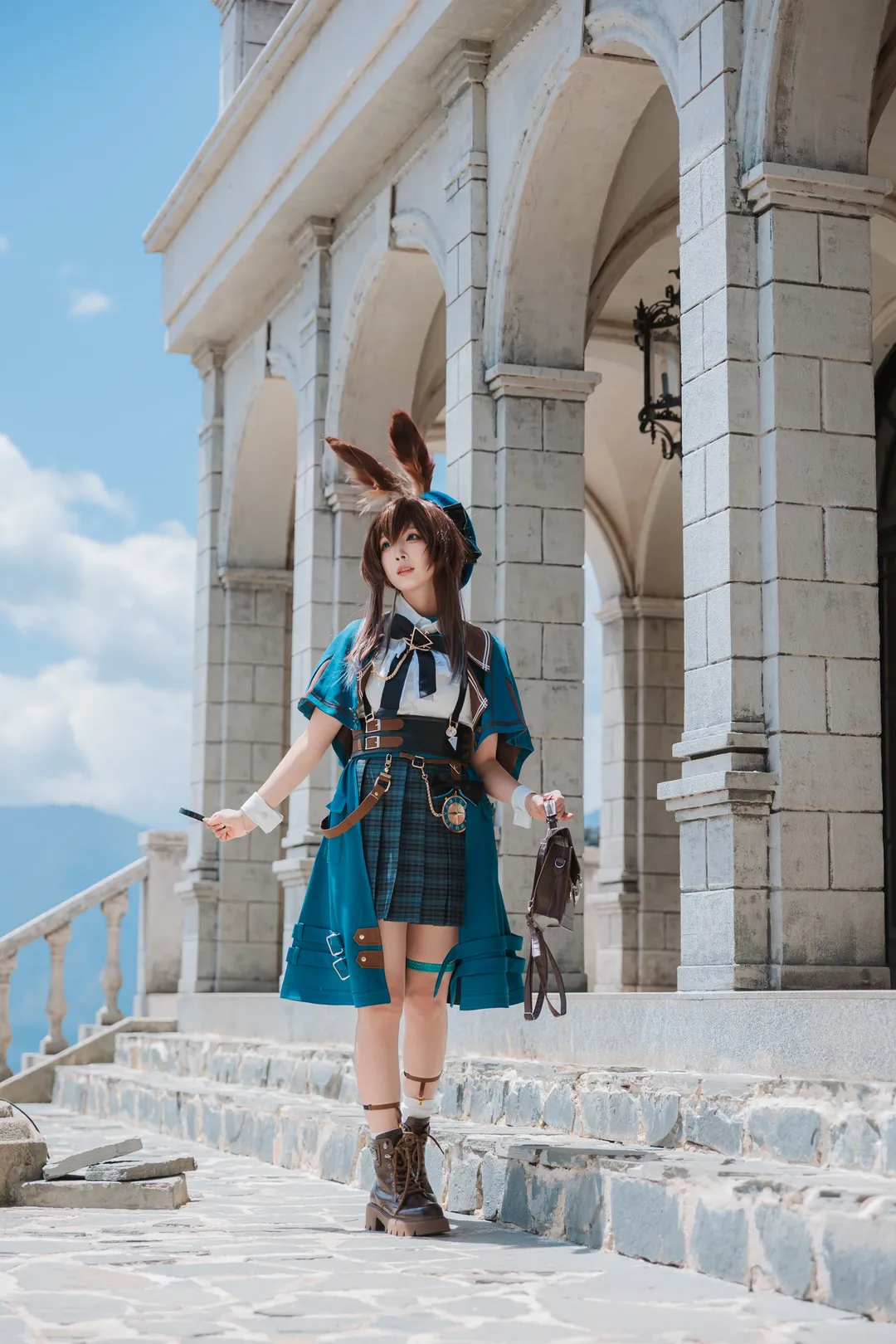 cosplay, Outdoor shoot, Arknights, Amiya cosplay, Rhodes Island CEO - Image 12