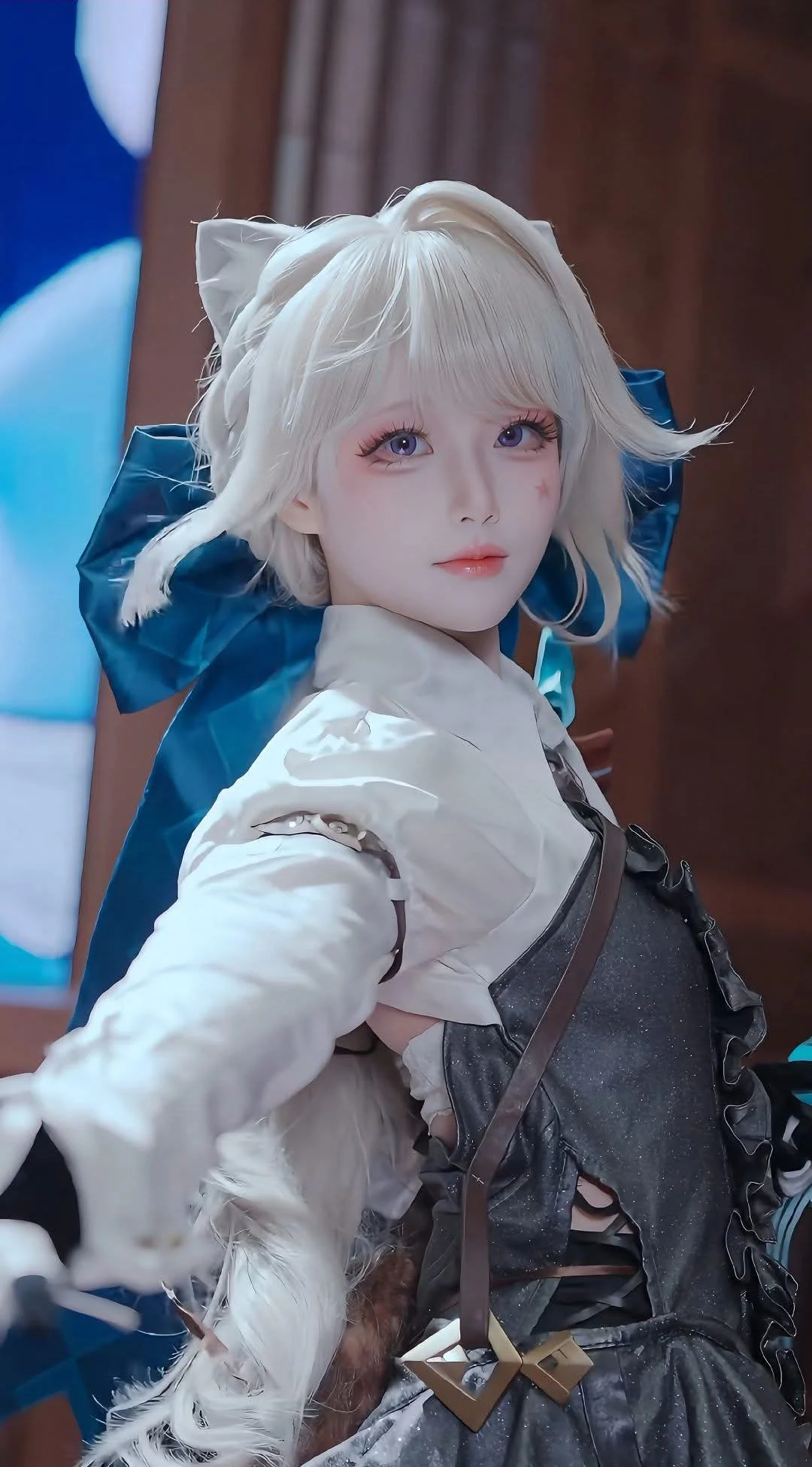 原神, 场照, 琳妮特cos, 猫耳少女, 魔法少女 - 第2张