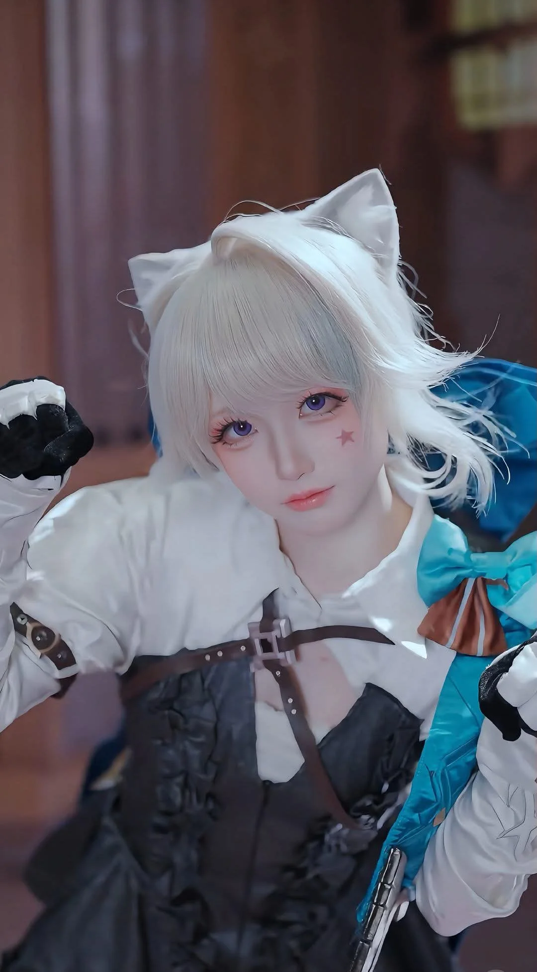原神, 场照, 琳妮特cos, 猫耳少女, 魔法少女 - 第5张
