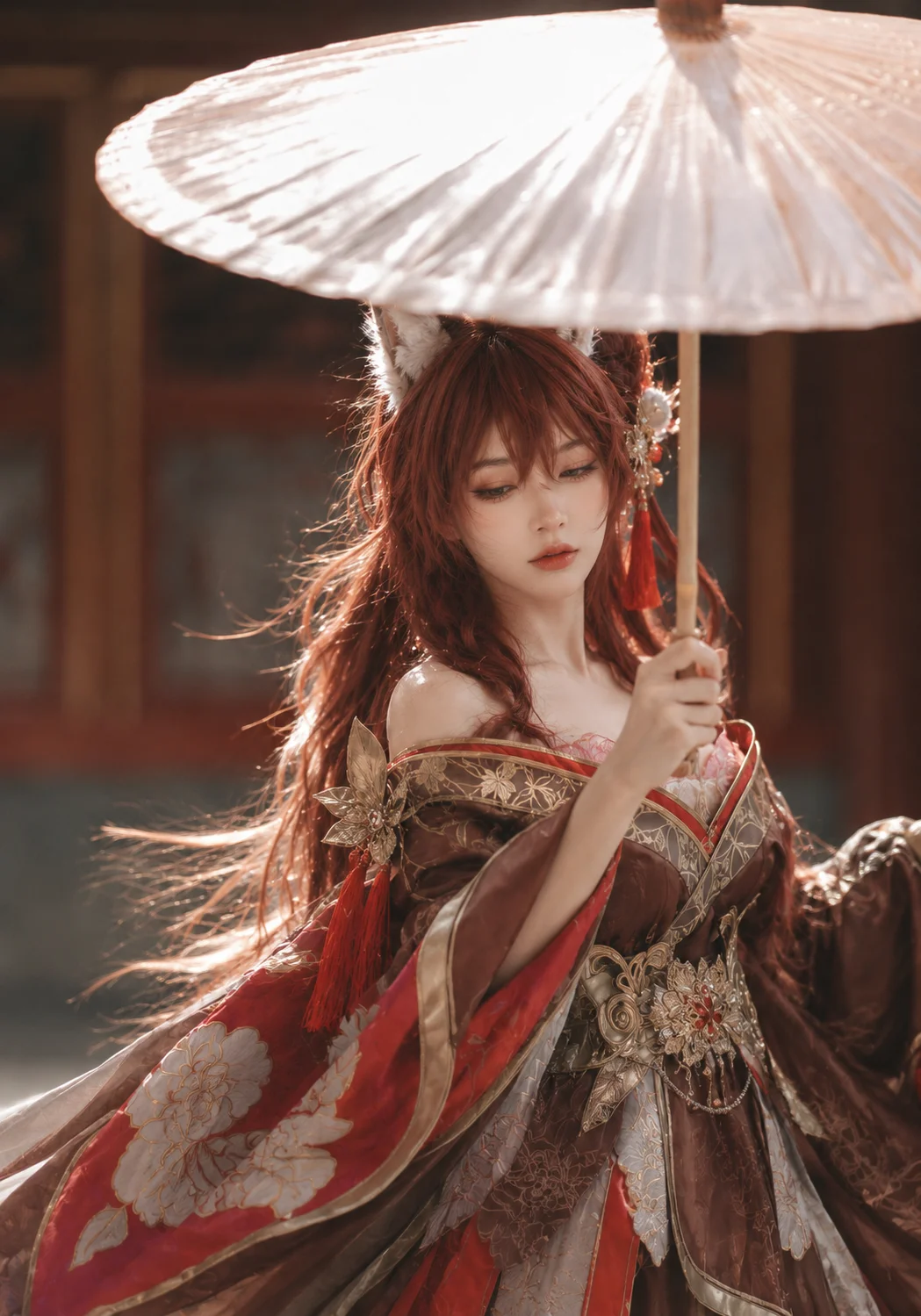 忘归人cos, 崩坏星穹铁道, 古风cos, 狐妖造型, 角色摄影 - 第1张