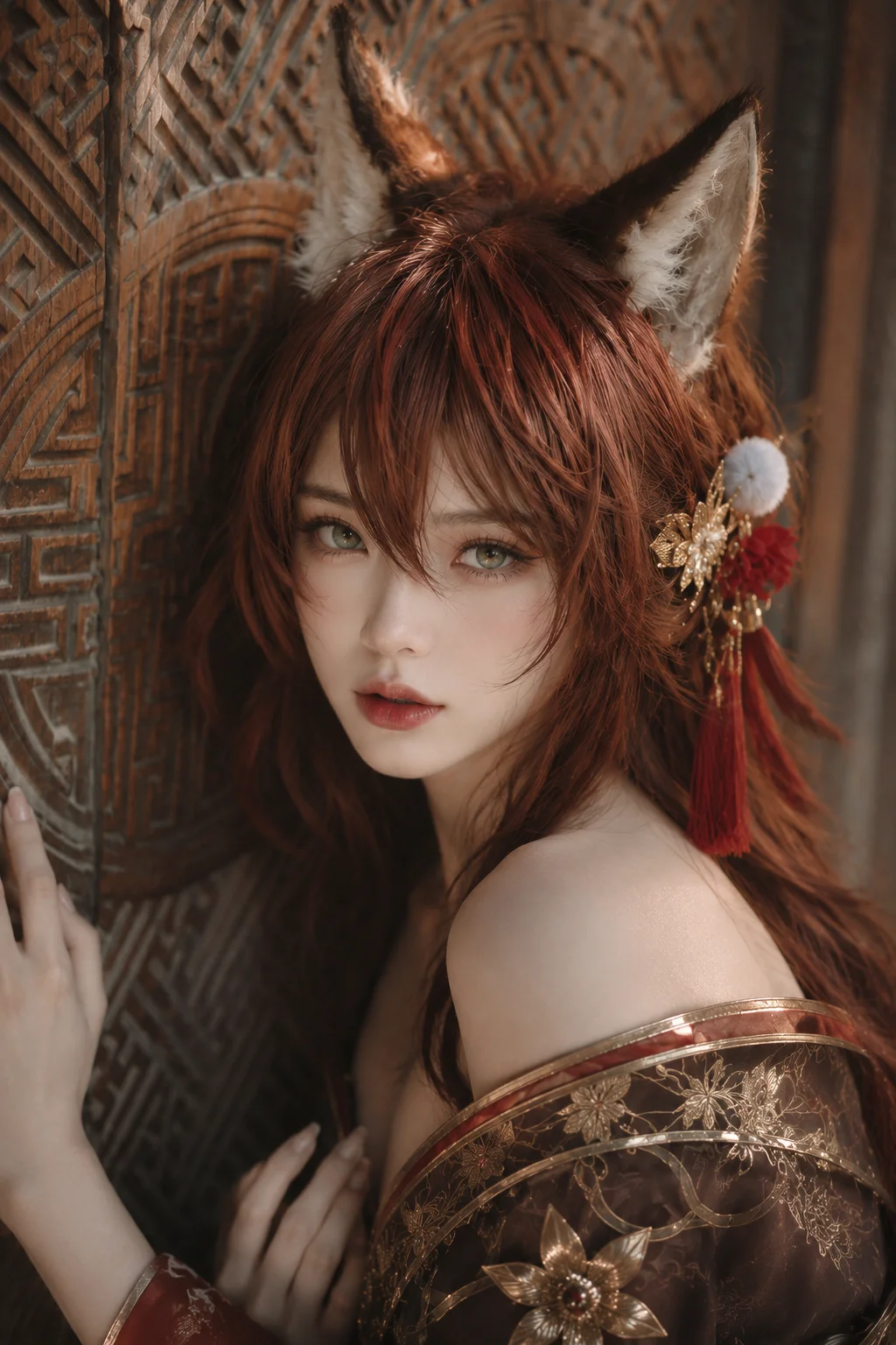帰忘の流離人コスプレ, 崩壊：スターレイル, 古風コスプレ, 妖狐スタイル, キャラクター撮影
