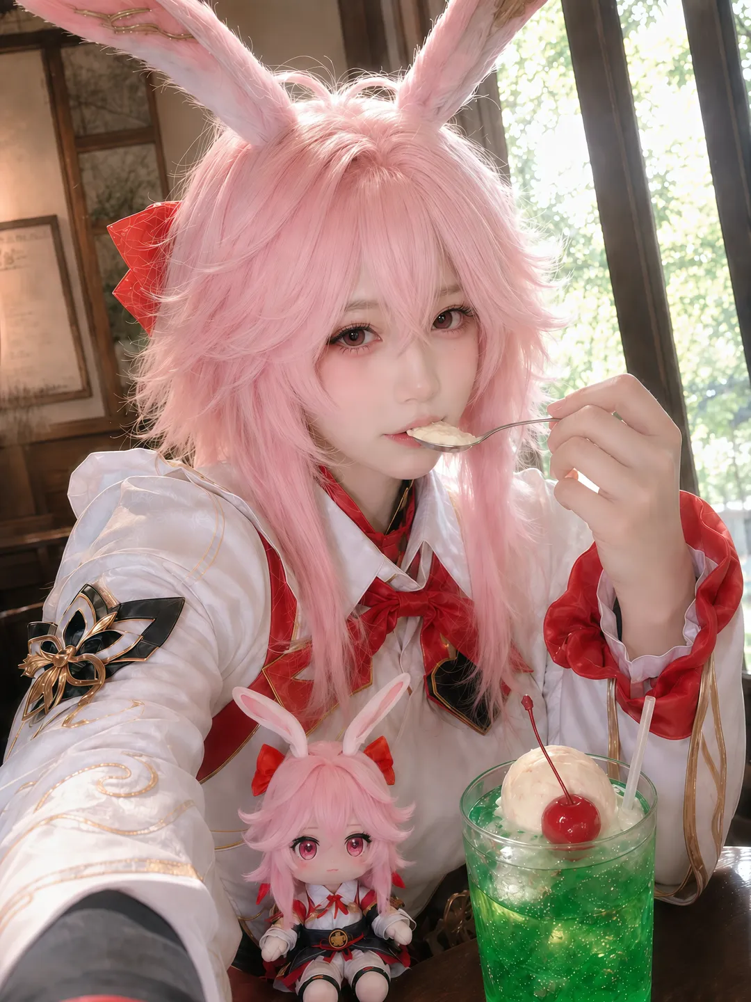 Honkai: Star Rail, Anime cosplay, Evanescia cosplay, Casual cosplay, Dessert therapy