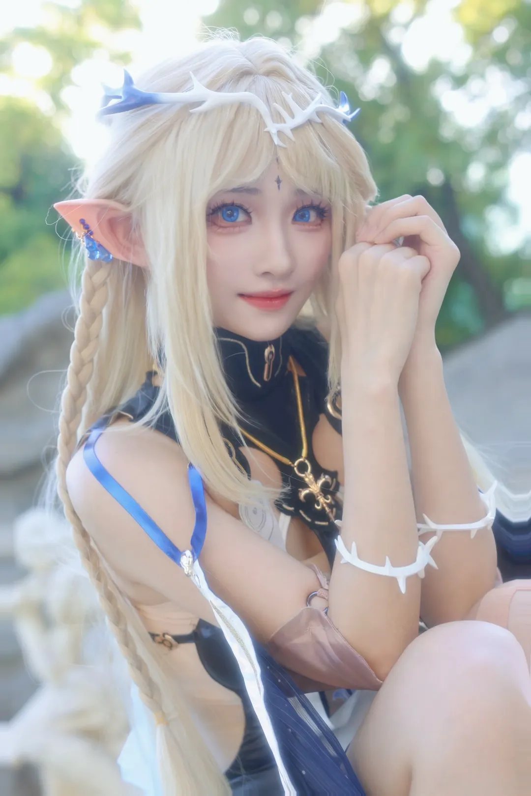 漫展场照, 外景摄影, cosplay妆造, 精灵cos, 北京动漫节