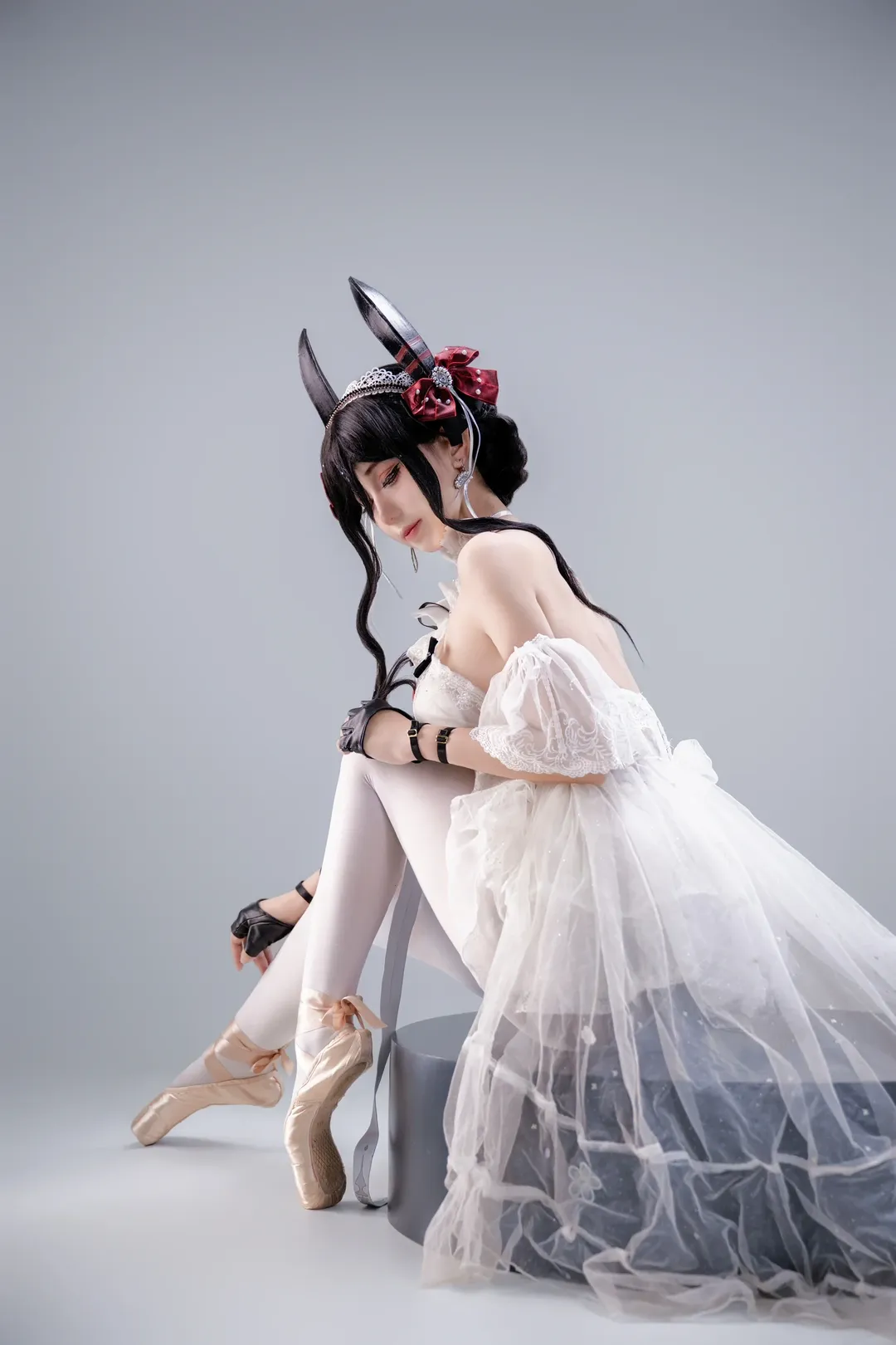 明日方舟, cosplay摄影, 二次元穿搭, 芭蕾舞, 伊内丝cos - 第1张