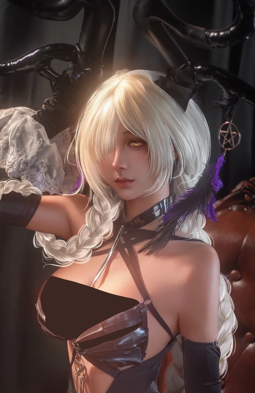 碧蓝航线, 角色扮演摄影, 尾张cos, 魔王风格, 哥特暗黑