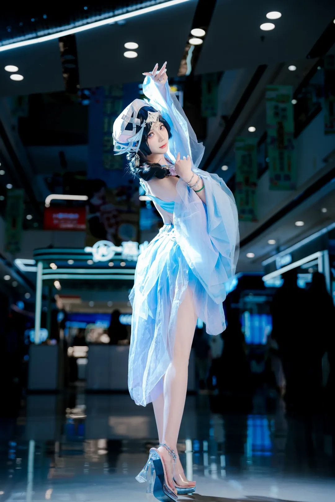 オナー・オブ・キングス, 西施コスプレ, 美麗コスプレ, 乗鯉遥, 躍動的な水影 - 2枚目