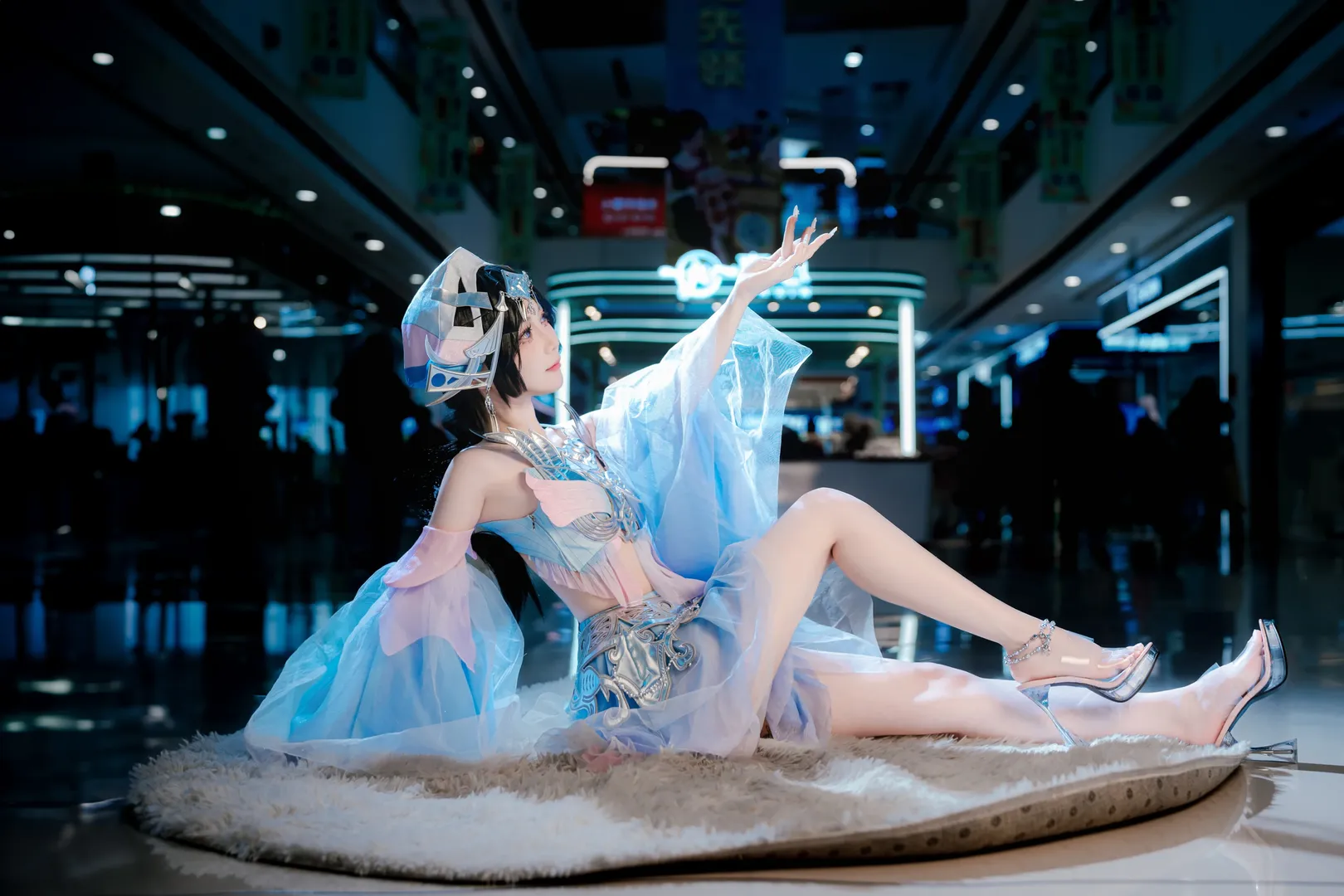 オナー・オブ・キングス, 西施コスプレ, 美麗コスプレ, 乗鯉遥, 躍動的な水影 - 3枚目