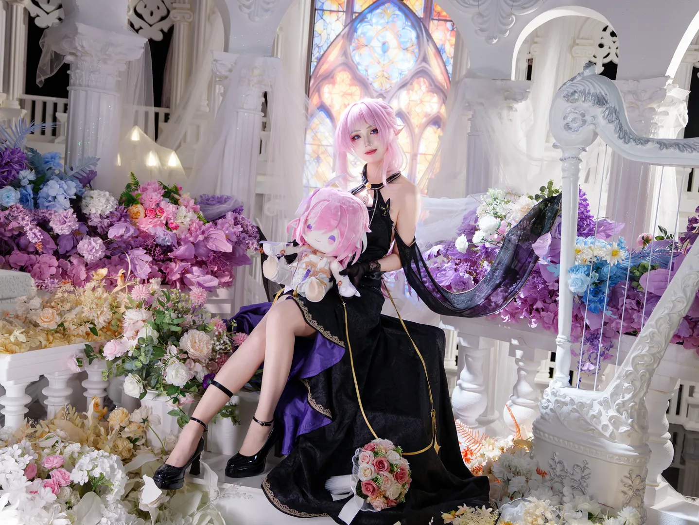 エリシア コスプレ, 崩壊 3rd, 二次元撮影, 人の律者, 記憶創造の境 - 12枚目