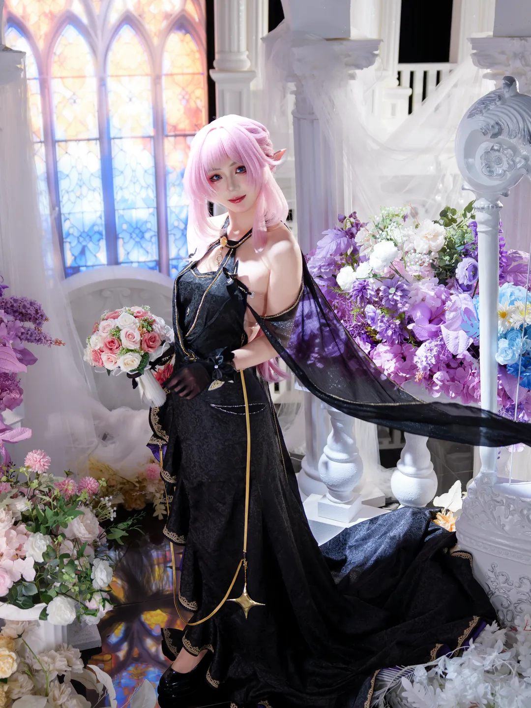 エリシア コスプレ, 崩壊 3rd, 二次元撮影, 人の律者, 記憶創造の境 - 2枚目