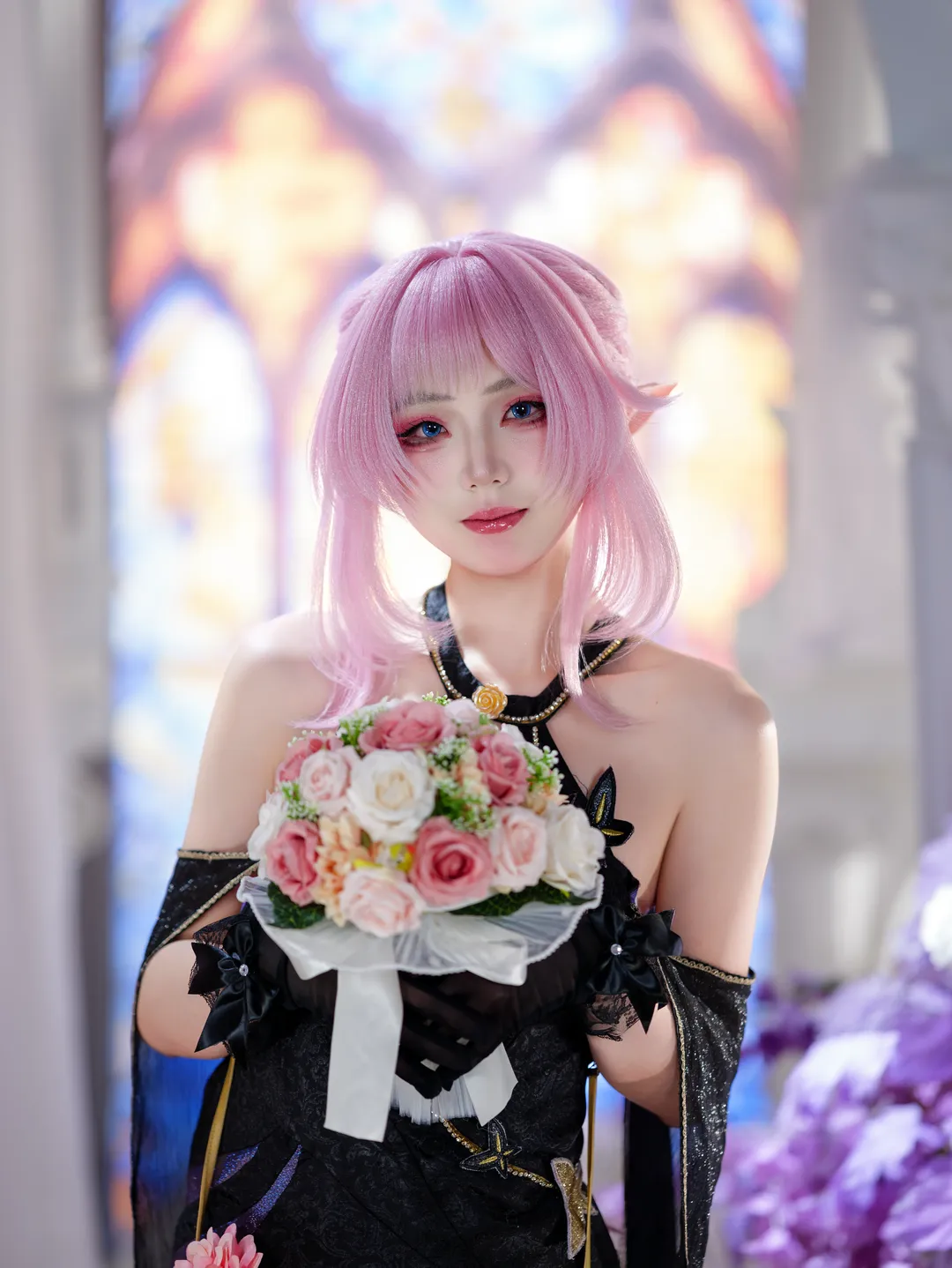爱莉希雅cos, 崩坏3, 二次元摄影, 人之律者, 创忆之境