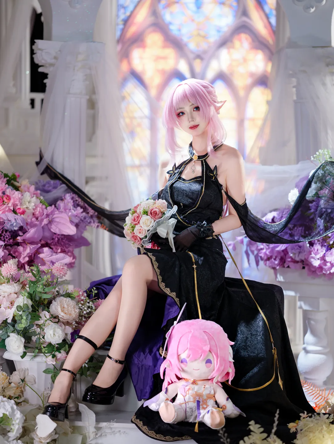 エリシア コスプレ, 崩壊 3rd, 二次元撮影, 人の律者, 記憶創造の境 - 8枚目