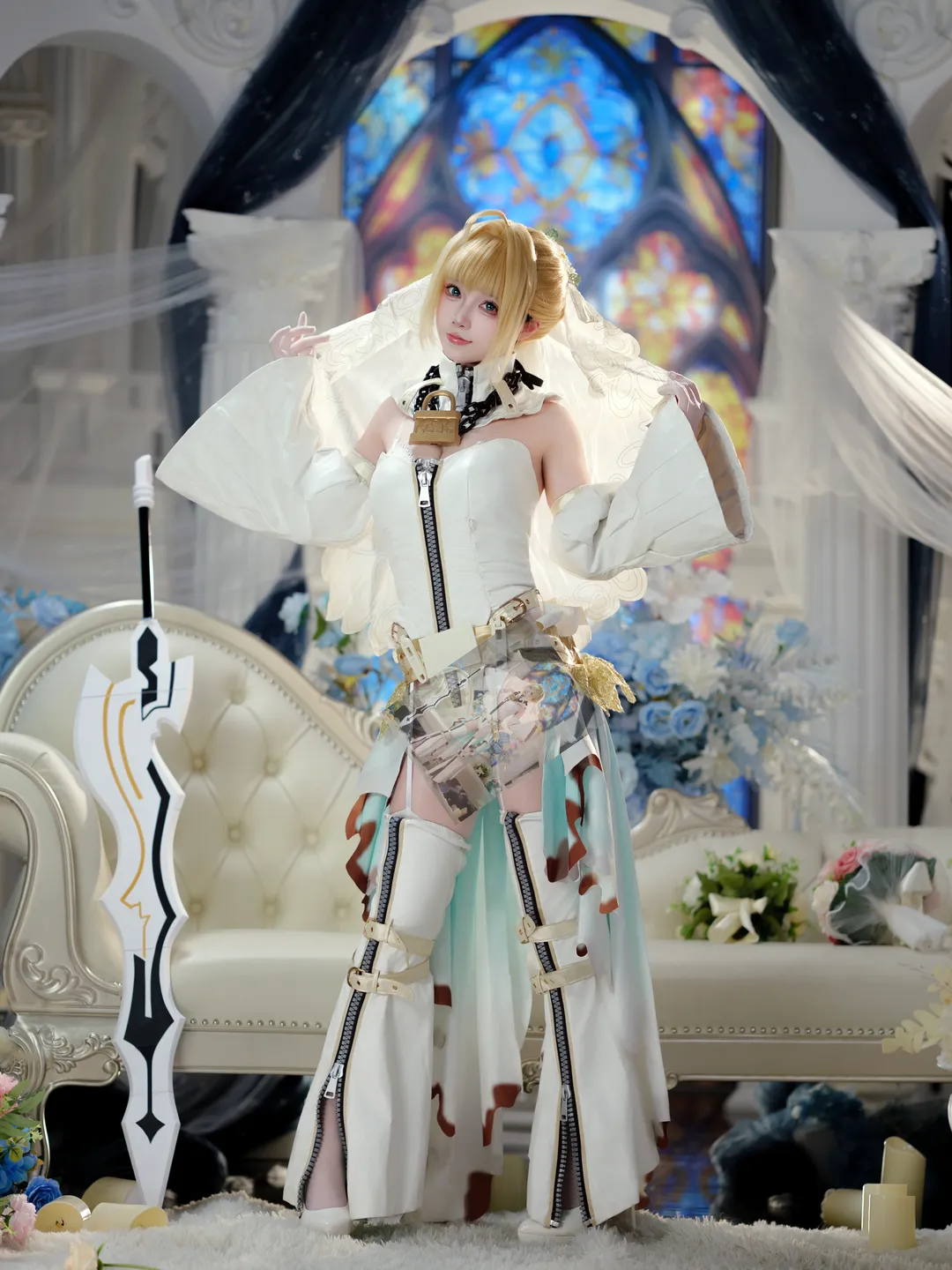 二次元, ネロ コスプレ, コスプレ撮影, Fate/Grand Order, ネロ・ブライド - 3枚目