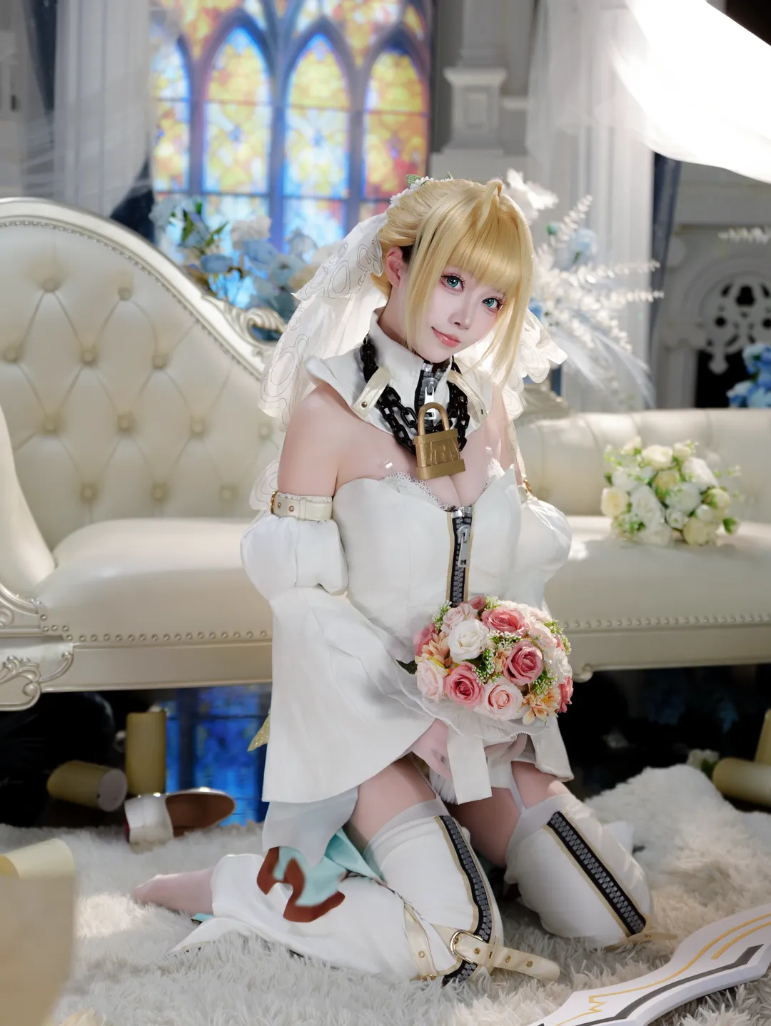 二次元, ネロ コスプレ, コスプレ撮影, Fate/Grand Order, ネロ・ブライド - 4枚目