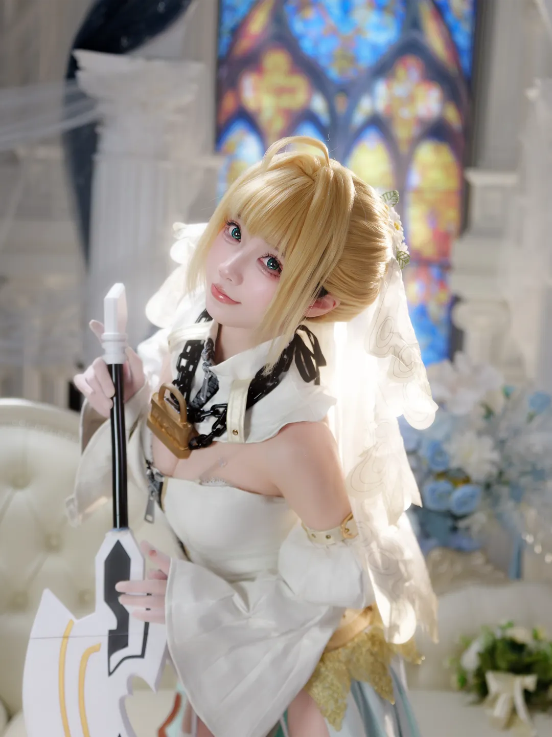 Cosplay, 二次元, fgo, 尼禄cos, 婚纱摄影 - 第1张