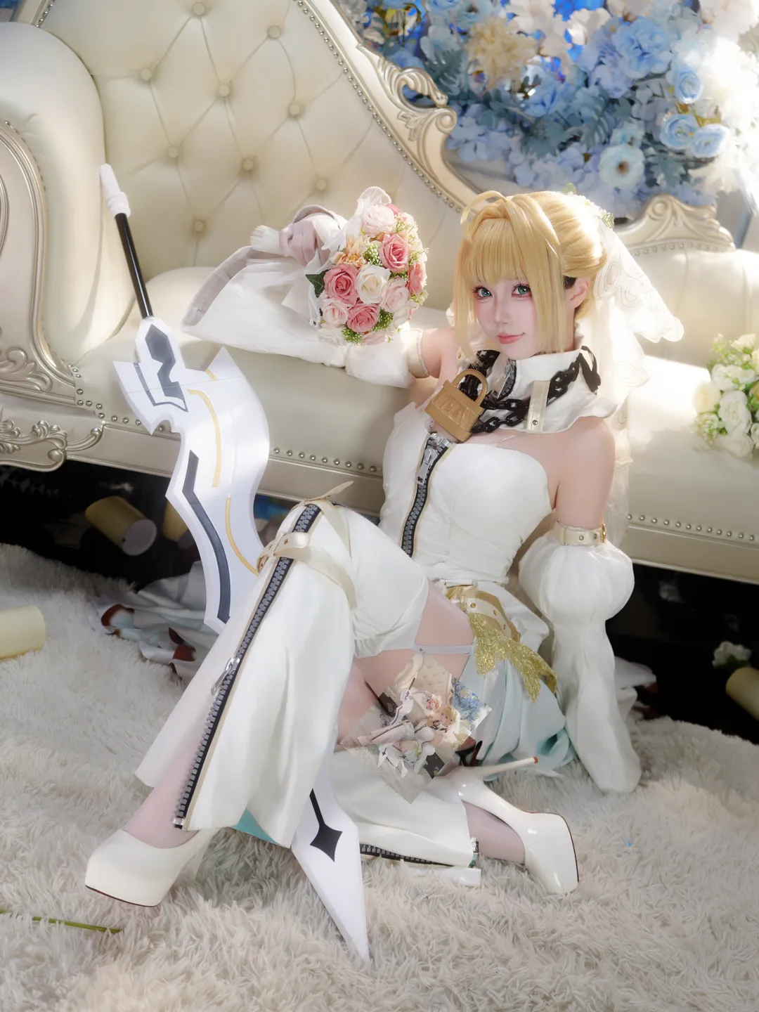 Cosplay, 二次元, fgo, 尼禄cos, 婚纱摄影 - 第2张