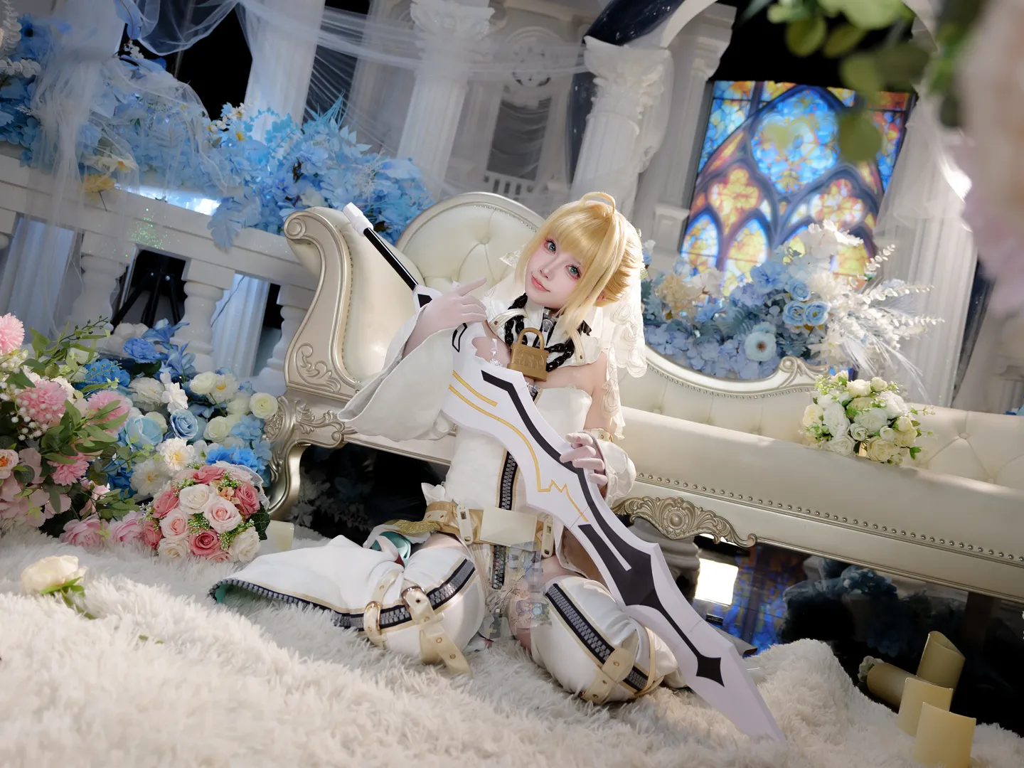 Cosplay, 二次元, fgo, 尼禄cos, 婚纱摄影 - 第5张