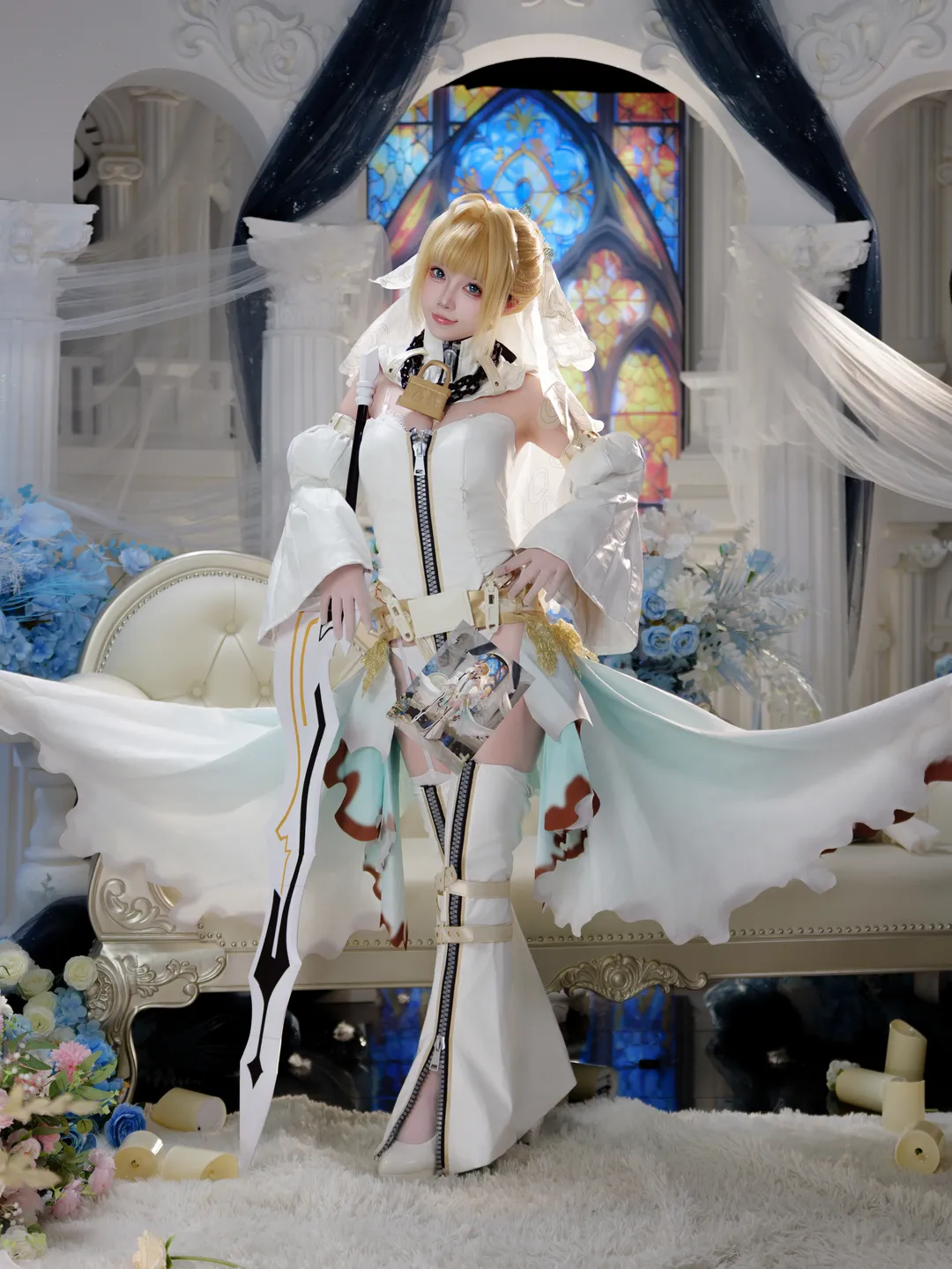 Cosplay, 二次元, fgo, 尼禄cos, 婚纱摄影 - 第6张