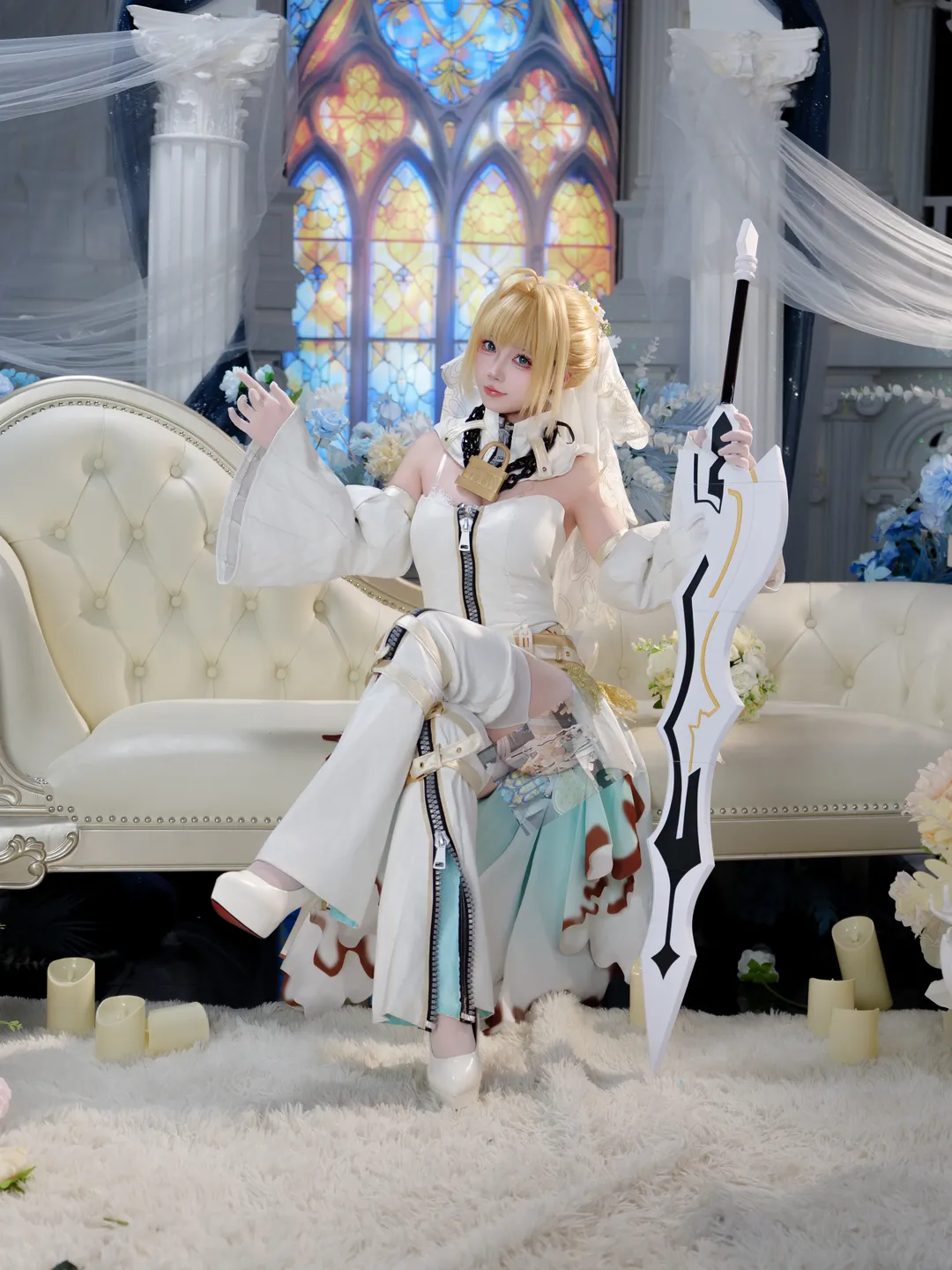 Cosplay, 二次元, fgo, 尼禄cos, 婚纱摄影 - 第7张
