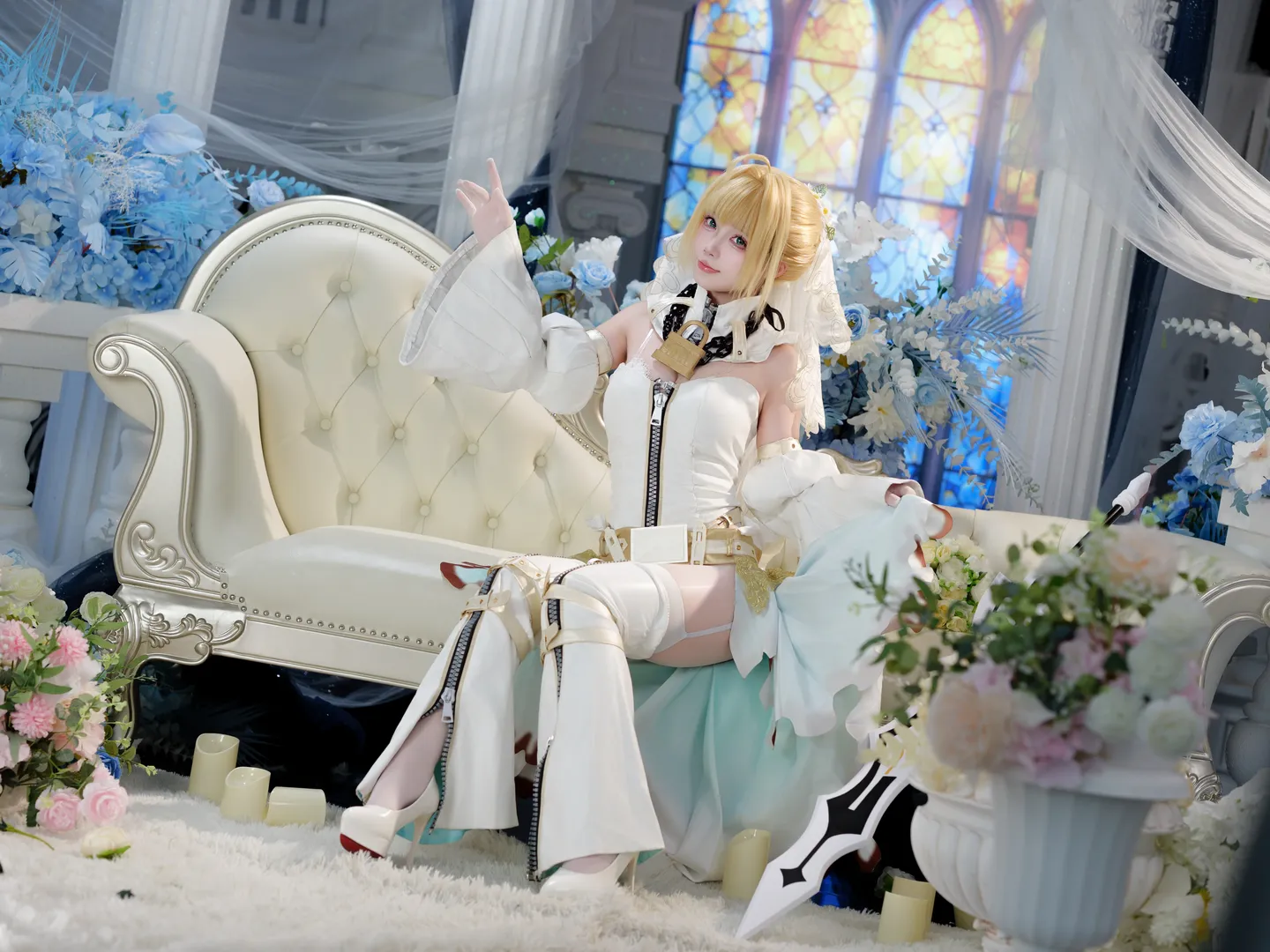 Cosplay, 二次元, fgo, 尼禄cos, 婚纱摄影 - 第8张