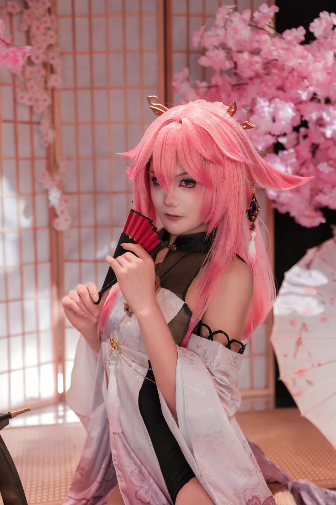 二次元, 原神, cosplay, 和风, 八重神子cos