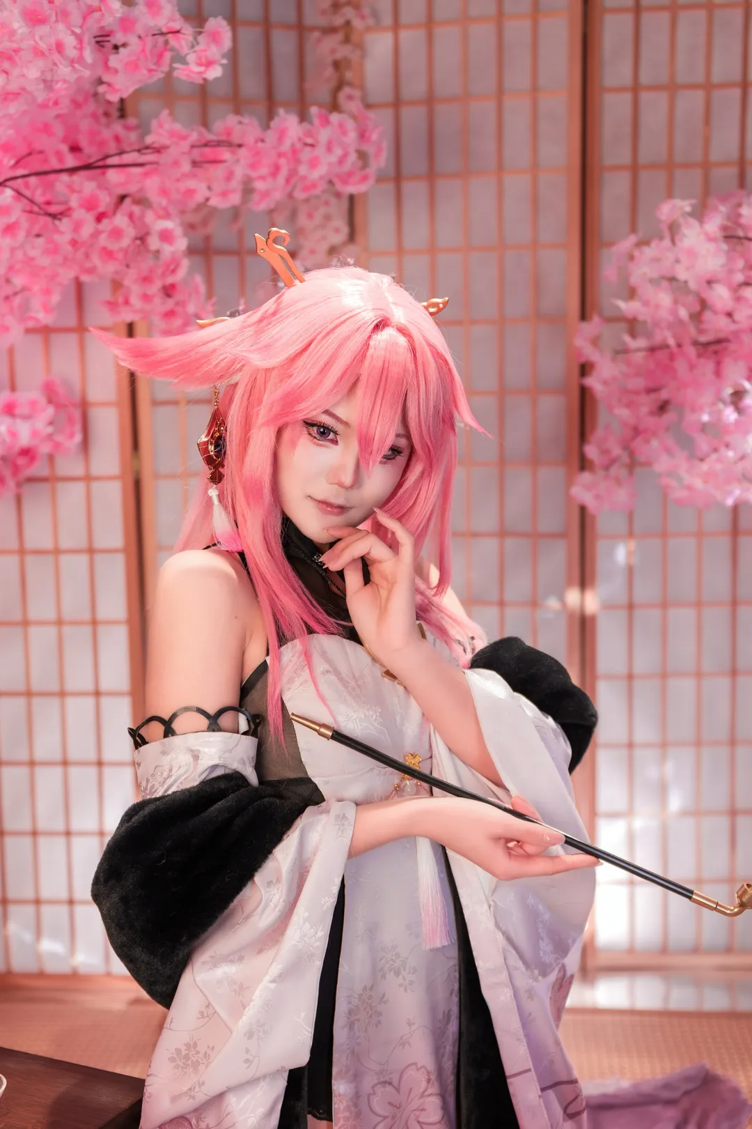 二次元, 原神, cosplay, 和风, 八重神子cos - 第2张