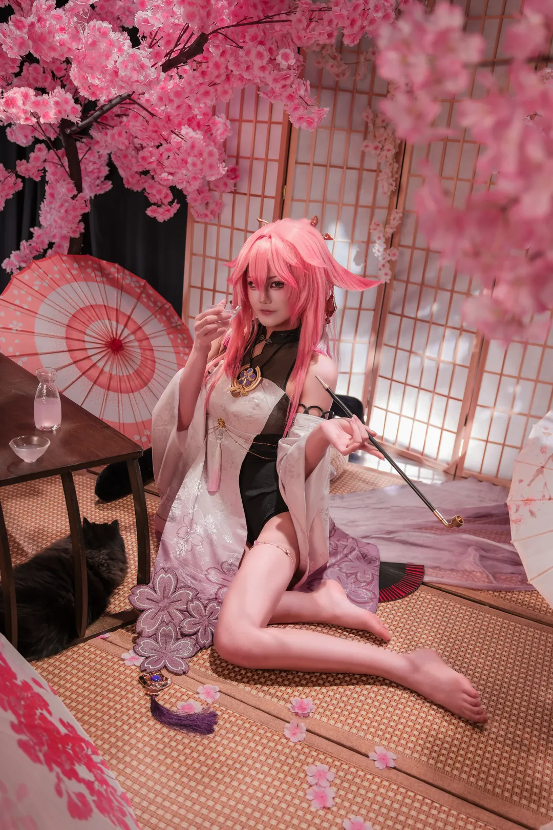二次元, 原神, cosplay, 和风, 八重神子cos - 第7张
