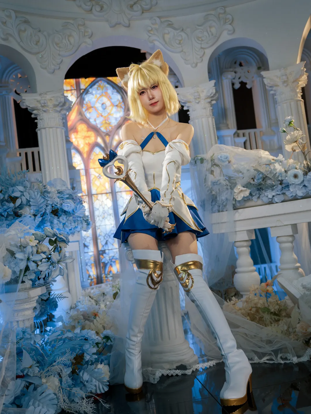 Fate/Grand Order, Cosplay photography, Cat-like girl, Tsukihime Phantasmoon cosplay, Magical girl outfit - Image 7