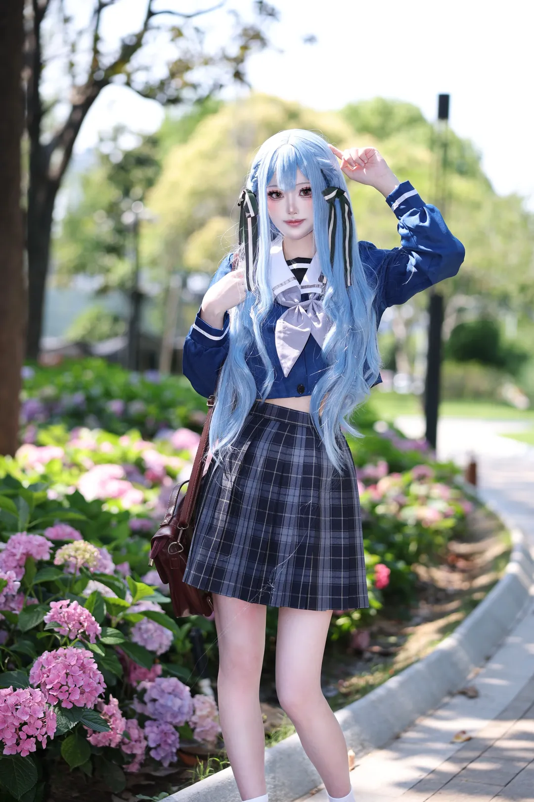 少女感, 丰川祥子cos, AveMujica, 校服, 绣球花 - 第4张