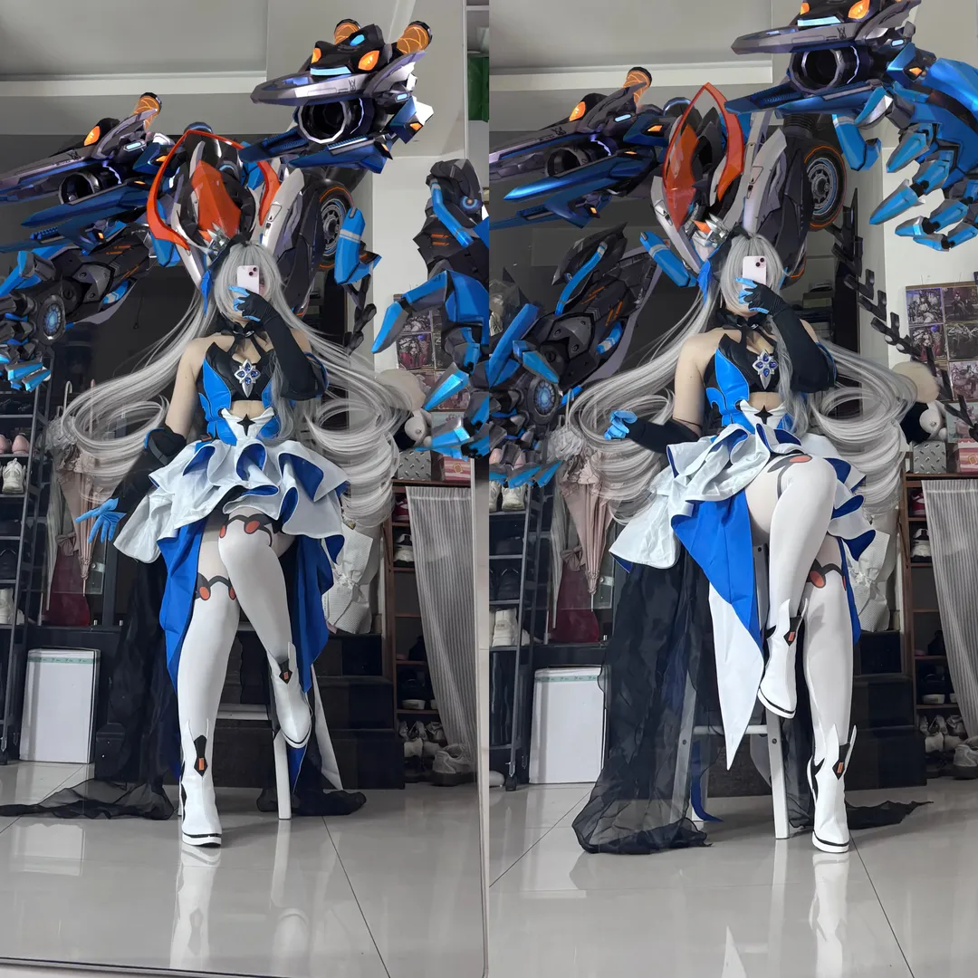 崩壊 3rd, ブローニャ コスプレ, コスプレ試着, 機械装甲コスプレ, 二次元自撮り - 1枚目