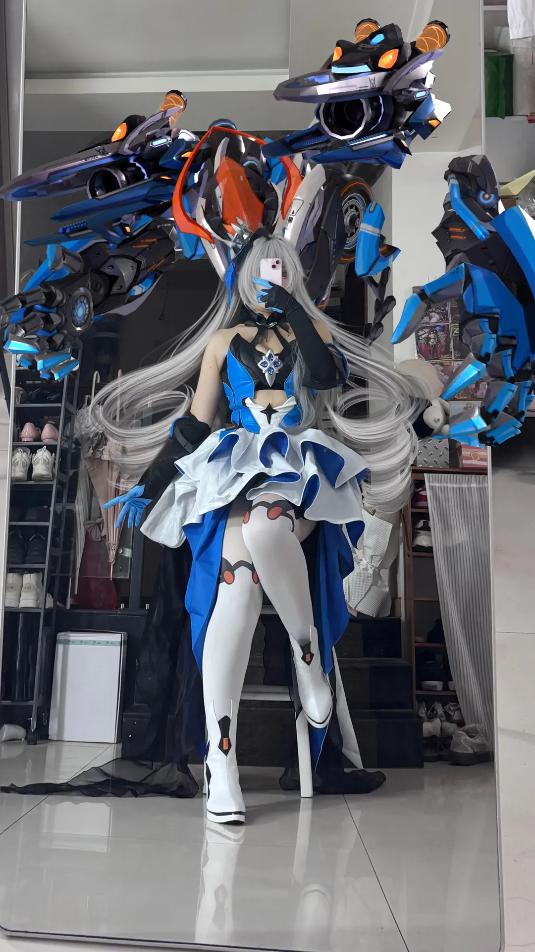 崩壊 3rd, ブローニャ コスプレ, コスプレ試着, 機械装甲コスプレ, 二次元自撮り - 2枚目